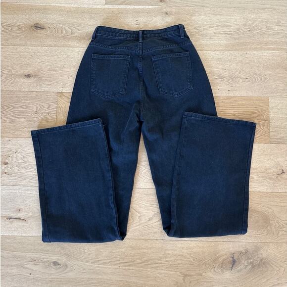 PrettyLittleThing - Denim Cargo Jeans Tall in Black - Picture 4 of 4